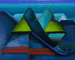 I Got to Go. Catch You Later., 2026, Öl auf Leinwand, 40 x 50 cm
